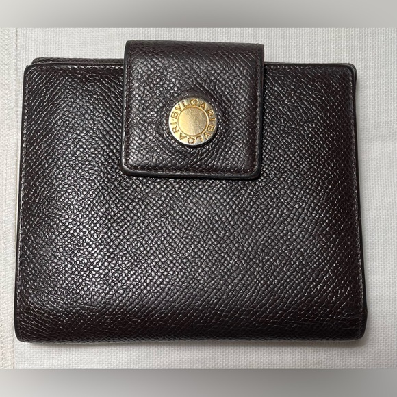 Bulgari Dark Brown Wallet - Picture 1 of 13